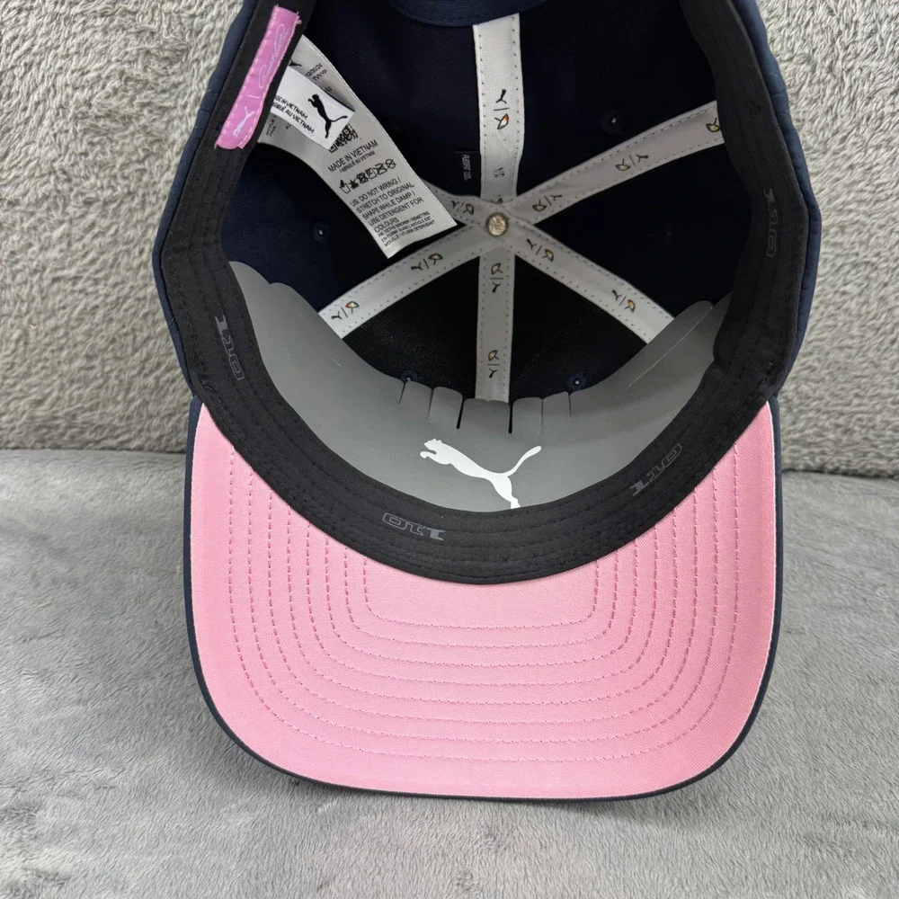 Puma‎ Arnold Palmer Golf Hat Mens OSFA Navy New API Crafted Snapback Cap